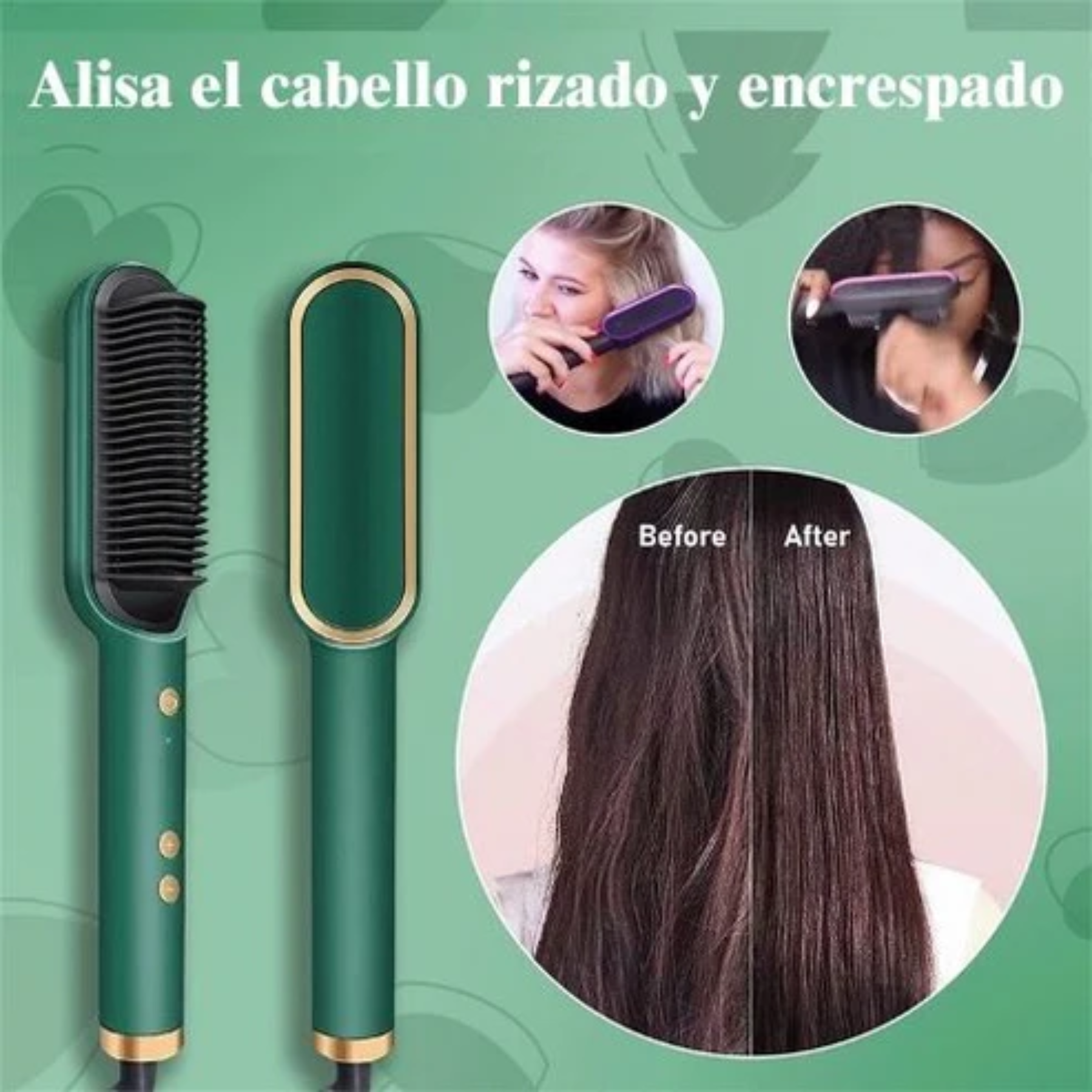 🌸Depiladora Facial + Cepillo Alisador🌸