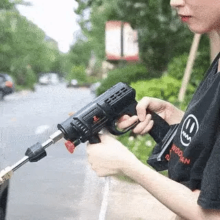 Hidrolavadora Portátil con Dos Baterías