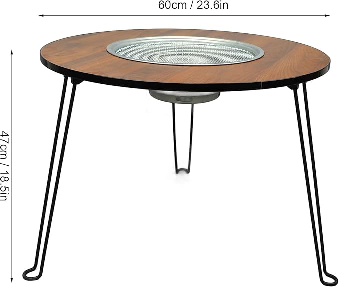 🔥MESA PLEGABLE CON PARRILLA🔥