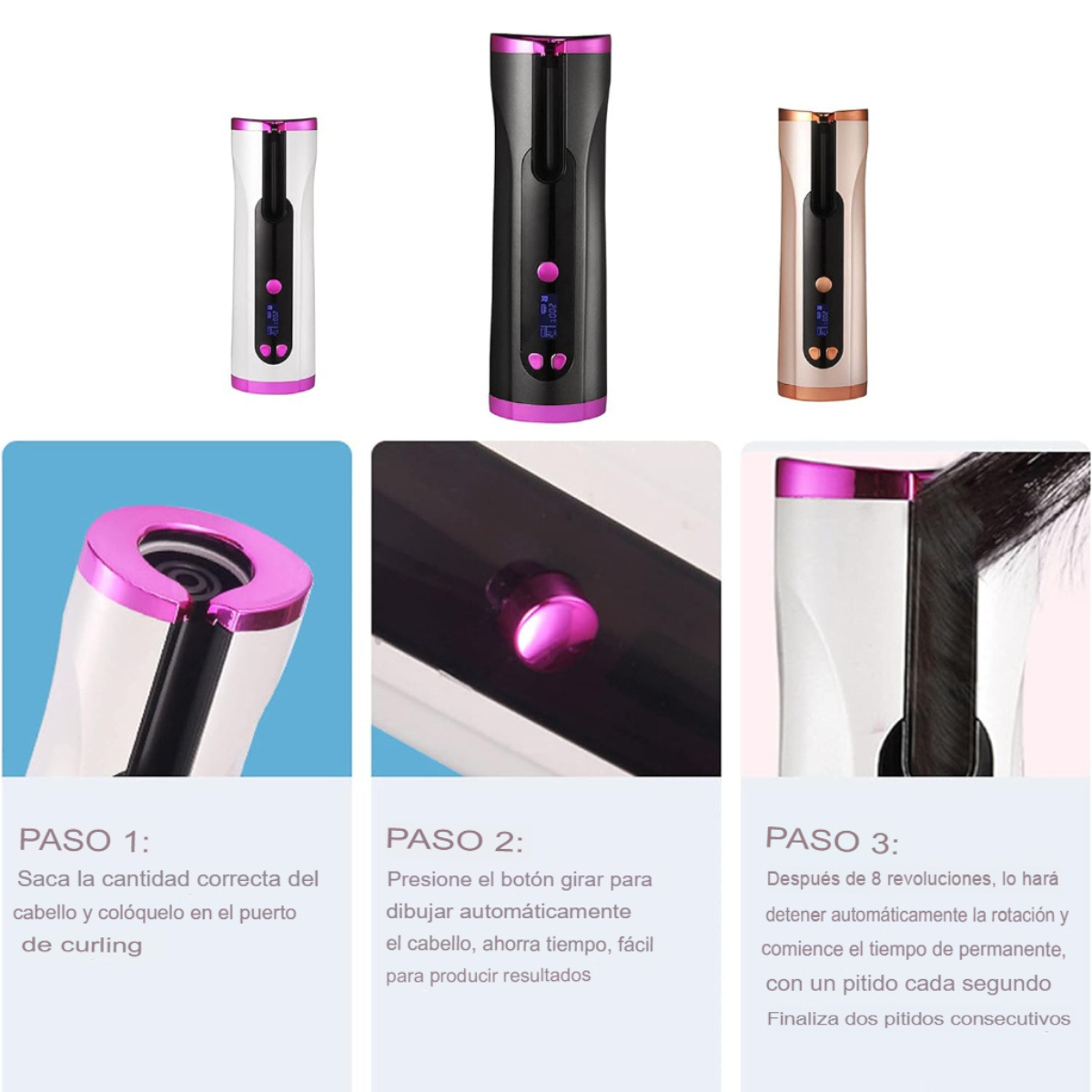 Onduladora y Rizadora Compacta Portátil!