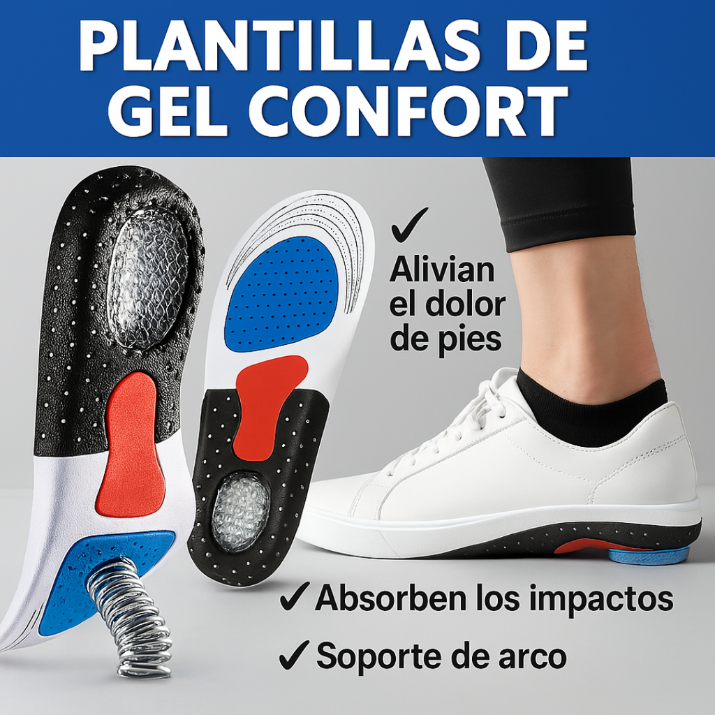 Plantilla Gel Ajustable Fascitis Plantar