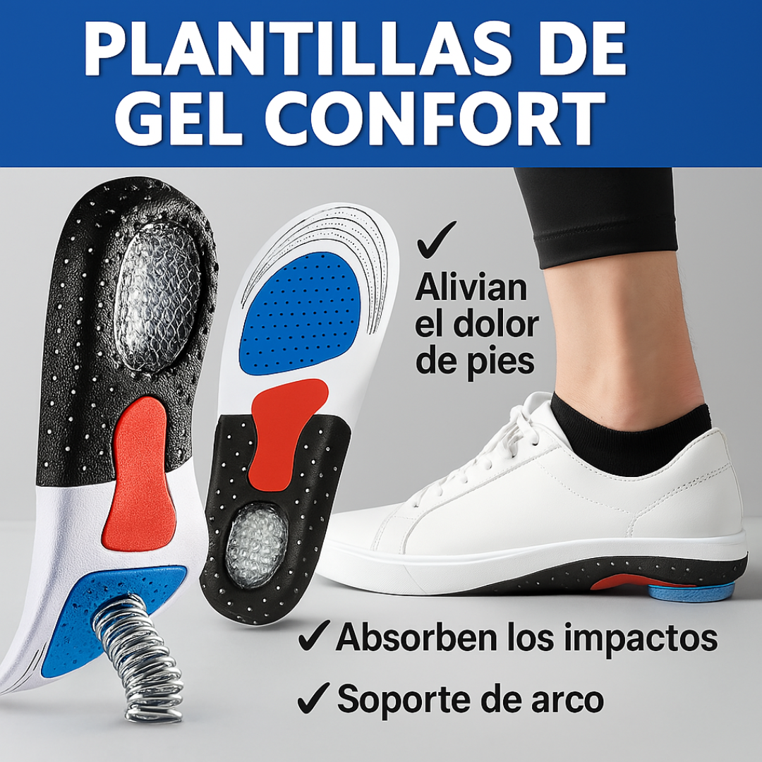 Plantilla Gel Ajustable Fascitis Plantar