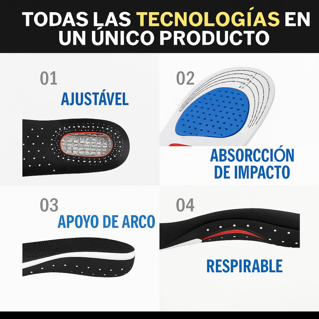 Plantilla Gel Ajustable Fascitis Plantar